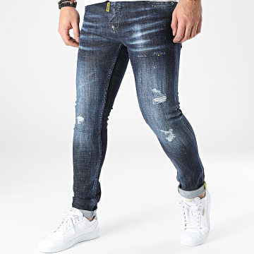 Uniplay - 658 Jeans skinny in denim blu