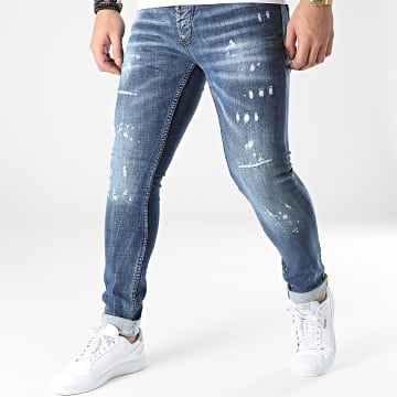 Uniplay - 634 Jeans skinny in denim blu