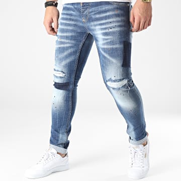 Uniplay - 660 Jeans skinny in denim blu