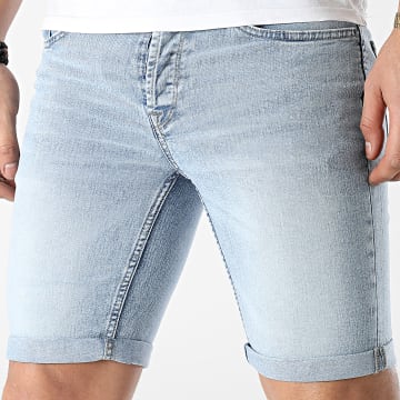  Only And Sons - Short Jean Ply Bleu Wash