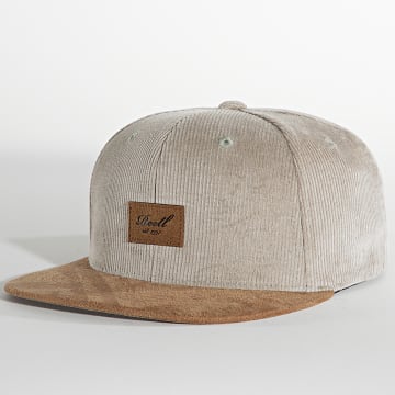  Reell Jeans - Casquette Snapback Suede Gris