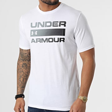 Under Armour - T-shirt UA Team Issue Woordmerk 1329582 Wit