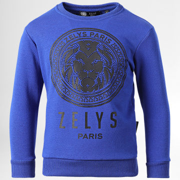  Zelys Paris - Sweat Crewneck Enfant Kopolo Bleu Roi