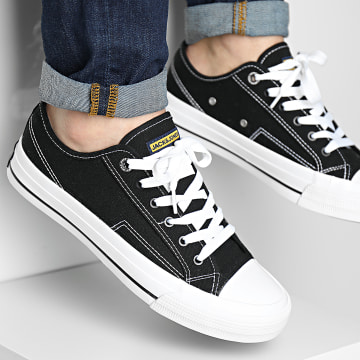  Jack And Jones - Baskets Corp Canvas 12203651 Anthracite White