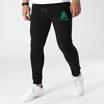  Sale Môme Paris - Pantalon Jogging Croco Noir Vert