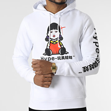  Luxury Lovers - Sweat Capuche Hype Doll Blanc