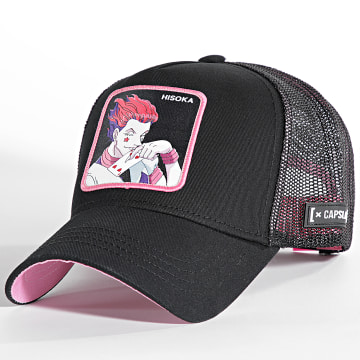  Capslab - Casquette Trucker Hisoka Noir Rose