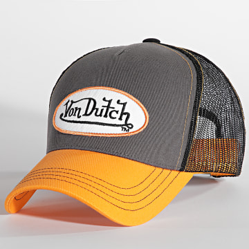  Von Dutch - Casquette Trucker Orange Gris