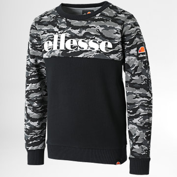  Ellesse - Sweat Crewneck Enfant Nosto Noir Camouflage