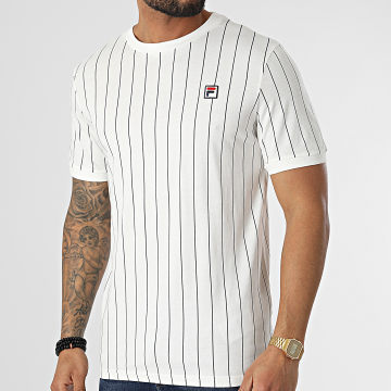 Fila Tee Shirt A Rayures Hogan FAM0221 Blanc LaBoutiqueOfficielle