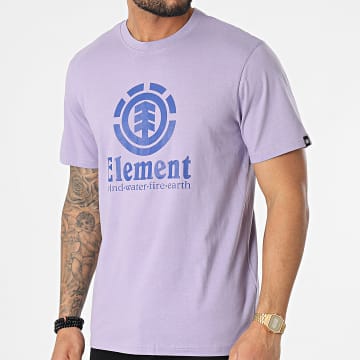 Element - Camiseta vertical SS morada