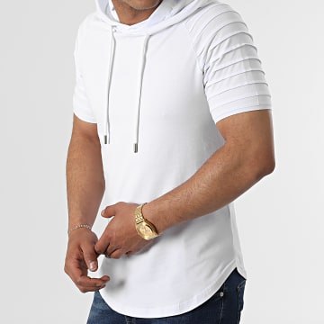  LBO - Tee Shirt Capuche Oversize 2386 Blanc