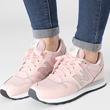 New Balance Baskets Femme Lifestyle 500 GW500MM1 Pink Leopard LaBoutiqueOfficielle