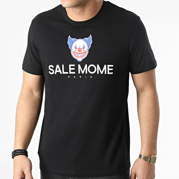 Sale Môme Paris - Tee Shirt Clown Noir Blanc
