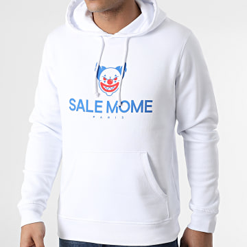 Sale Môme Paris - Sweat Capuche Clown Blanc
