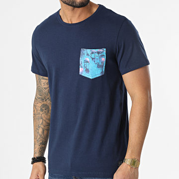  Blend - Tee Shirt Poche 20713756 Bleu Marine