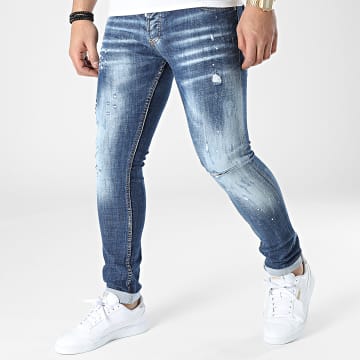 Uniplay - 675 Jeans skinny in denim blu