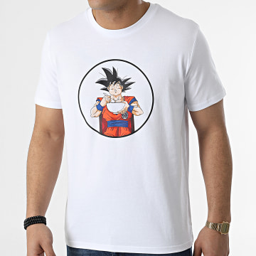  Dragon Ball Z - Tee Shirt Goku Ramen Blanc
