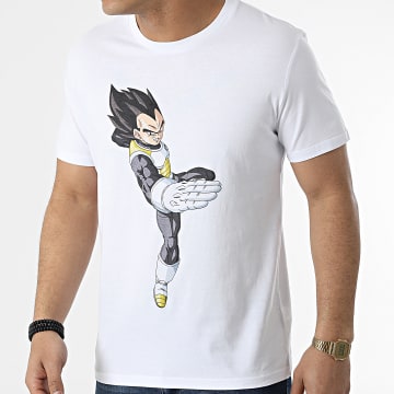  Dragon Ball Z - Tee Shirt Vegeta Punch Blanc