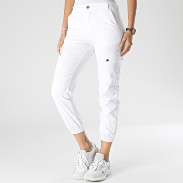 Girls Outfit - Jogger Pant Femme JD203 Blanc