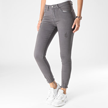  Girls Outfit - Jean Skinny Femme 1109 Gris