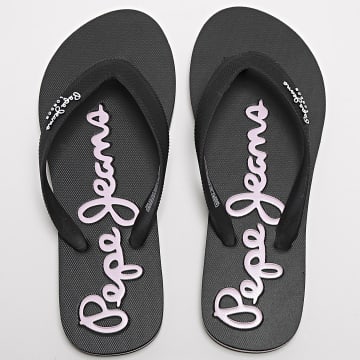  Pepe Jeans - Tongs Femme Bay Beach PLS70124 Black