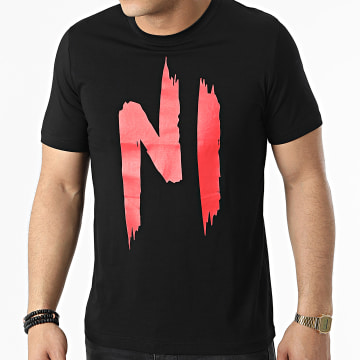  NI by Ninho - Tee Shirt Merch Noir Rouge