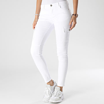  Girls Outfit - Jean Skinny Femme S353 Blanc
