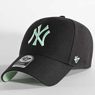  '47 Brand - Casquette MVP BLPMSP17WBP New York Yankees Noir Vert