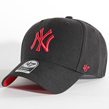  '47 Brand - Casquette MVP BLPMSP17WBP New York Yankees Noir Rouge