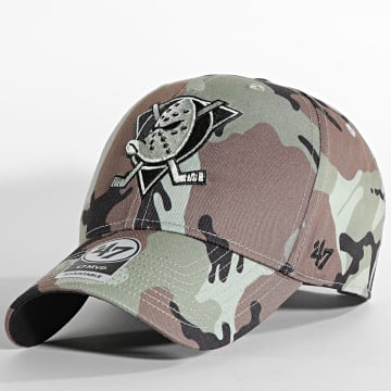 '47 Brand - Casquette MVP SECMV25PTP Anaheim Ducks Camouflage Vert Kaki