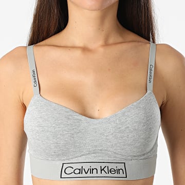  Calvin Klein - Soutien-Gorge Femme QF6770E Gris Chiné