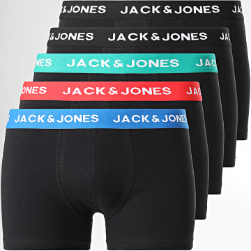  Jack And Jones - Lot De 5 Boxers 12142342 Noir