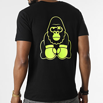  Sale Môme Paris - Tee Shirt Gorille Noir Jaune Fluo