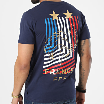  FFF - Tee Shirt F21122C Bleu Marine Doré