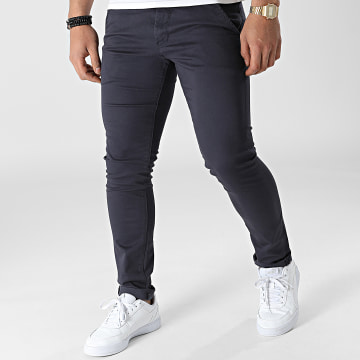  Reell Jeans - Pantalon Chino Flex Tapered Bleu Marine