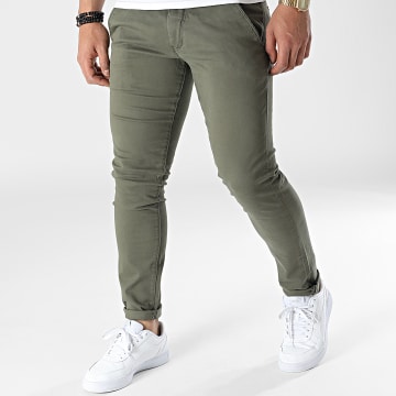  Reell Jeans - Pantalon Chino Flex Tapered Vert Kaki