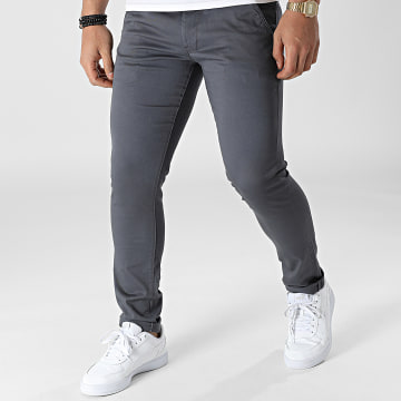  Reell Jeans - Pantalon Chino Flex Tapered Gris Anthracite