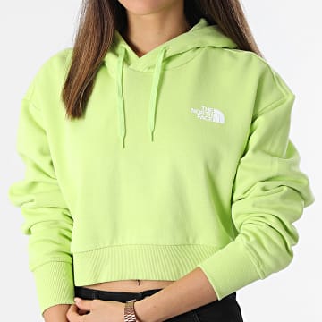  The North Face - Sweat Capuche Femme Crop Trend A5ICY Vert