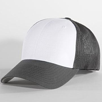  Classic Series - Casquette Fitted Trucker 6511CF Gris Anthracite Blanc