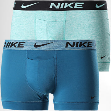 Nike - Lot De 2 Boxers Dri-Fit ReLux KE1077 Bleu Vert