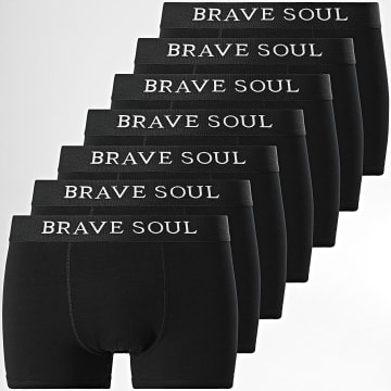  Brave Soul - Lot De 7 Boxers Jersey Noir