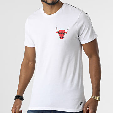  New Era - Tee Shirt A Bandes NBA Sleeve Taping Chicago Bulls 13083903 Blanc
