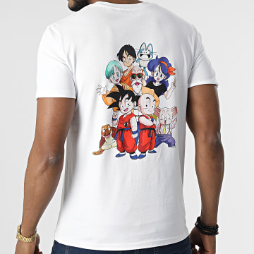  Dragon Ball Z - Tee Shirt Goku Fight Chest Blanc