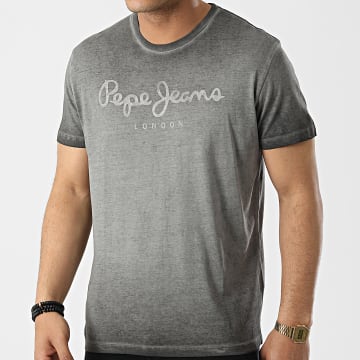  Pepe Jeans - Tee Shirt West Sir New Gris Anthracite Chiné