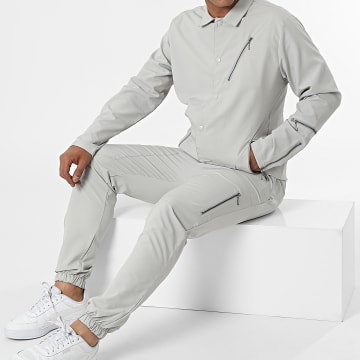 Classic Series - KL-2060 Set giacca e pantaloni da jogging grigio chiaro