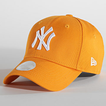  New Era - Casquette Femme 9Forty League Essential New York Yankees Orange