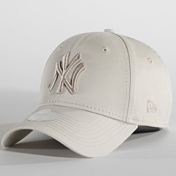  New Era - Casquette Femme 9Forty League Essential New York Yankees Beige