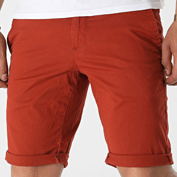  Teddy Smith - Short Chino 10415076D Rouge Brique