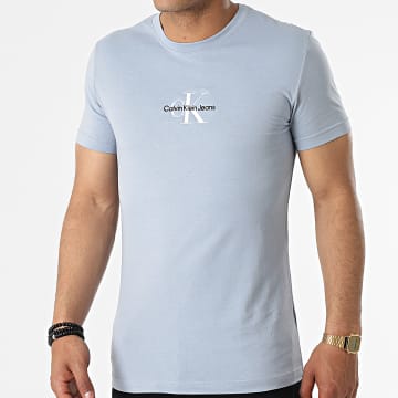  Calvin Klein - Tee Shirt 0855 Bleu Clair